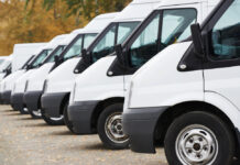 De voordelen van het verkopen van uw bedrijfswagen bedrijfswagens op een rij